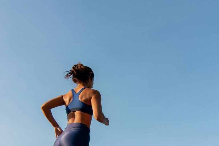 woman running