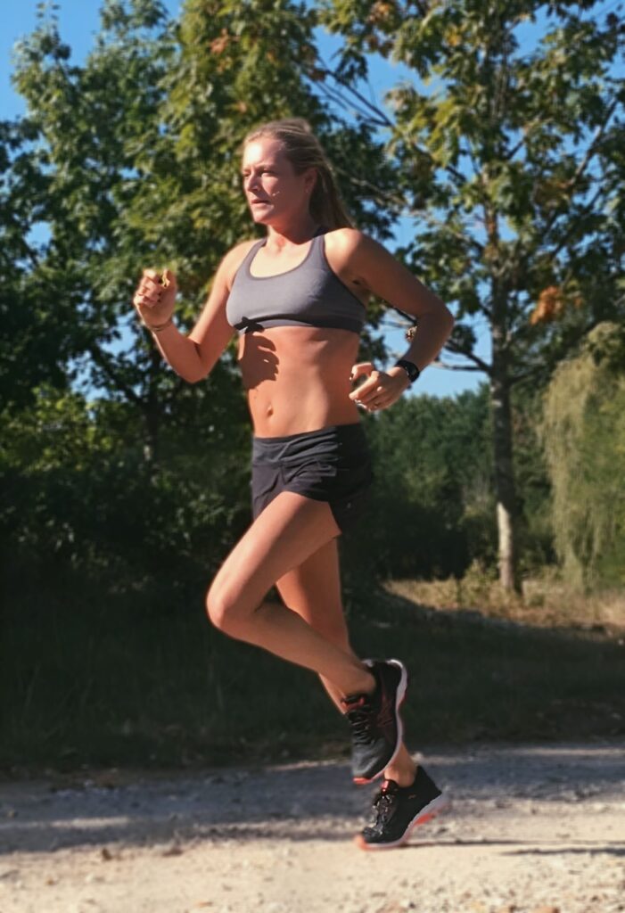 Woman running